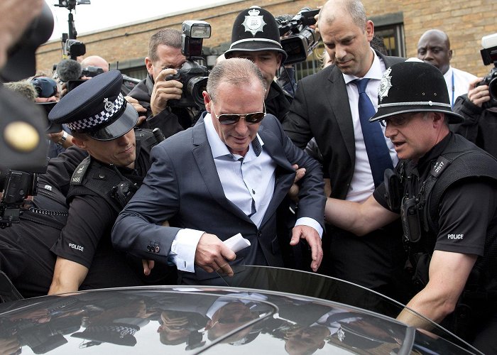 Stevenage Magistrates Court Former England footballer Paul 'Gazza' Gascoigne fined £1,000 for ... photo