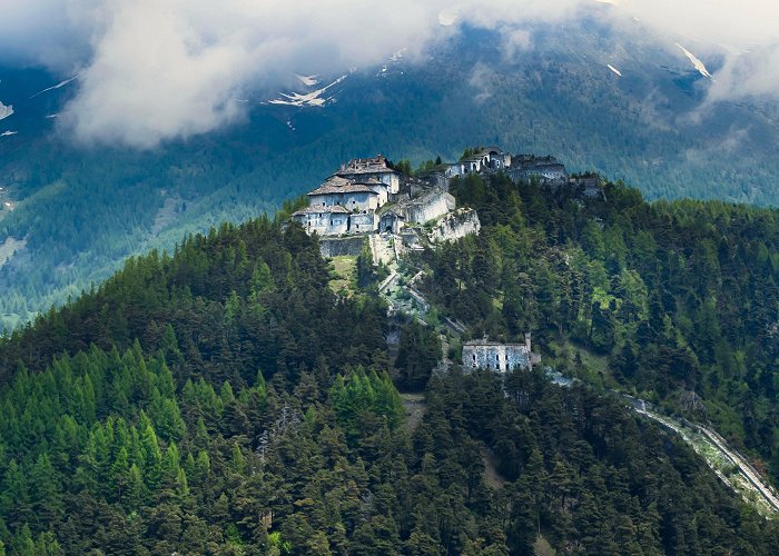 Fenestrelle Fortress ITALY: Fenestrelle fortress in the Piemonte's mountains ... photo