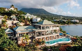 Vila Beautiful 3 Story 8,000 Sq Ft Oceanside Mansion Nevis Exterior photo