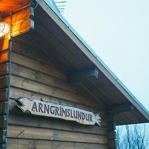 Vila Arngrimslundur Log Cabin - Cabin 3 Fludir Exterior photo