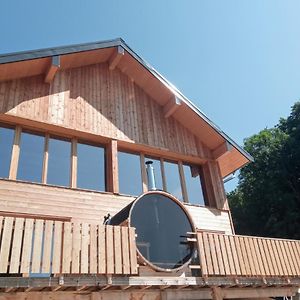 Bed and Breakfast Le Chalet Du Blanc Spa Yoga Aillon-le-Jeune Exterior photo