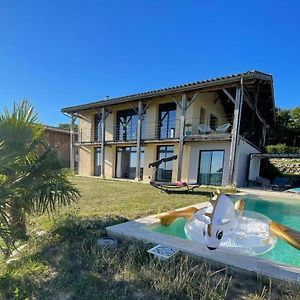 Vila Maison Passive - Vue Panoramique, Terrasses, Cheminee, Piscine Privee Blaziert Exterior photo