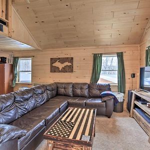 Vila Manistique Cabin With Grill - Near Thunder Lake Steuben Exterior photo