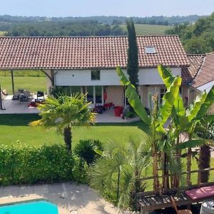 Vila Maison Avec Piscine Chauffee Et Pool House Saint-Mont Exterior photo