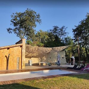 Vila Gite Campagne Famille 15 Pers Piscine Chauffee Jeux Enfants Petanque Saint-Sauvy Exterior photo