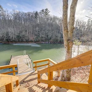 Vila Lakeside Cashiers Cabin With Private Boat Dock! Cullowhee Exterior photo