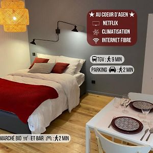 Apartmán Le Charme - Au Coeur D'Agen - Self Checkin - Wifi - Netflix - Smart Tv - Luqs Fr Exterior photo