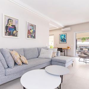 Apartmán Sunny & Luxurious Penthouse With Terrace Atény Exterior photo
