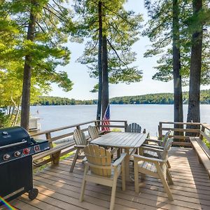 Vila Lakefront Cabin With Panoramic Water View And Access Sunapee Exterior photo