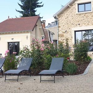 Vila Gite De Charme A Senlisse: Confort Haut De Gamme, Parc Arbore, Cheminee, Wifi Gratuit, Proche Chateaux - Fr-1-527-9 Exterior photo