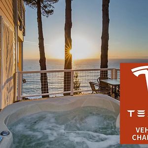 Apartmán Breathtaking Oceanview! By Oceanviewhottubs Oceanfront! Shelter Cove Ca Tesla Ev Station Exterior photo