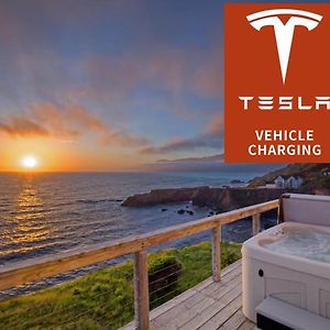 Apartmán Exquisite Oceanview! By Oceanviewhottubs Oceanfront! Shelter Cove, Ca Tesla Ev Station Exterior photo