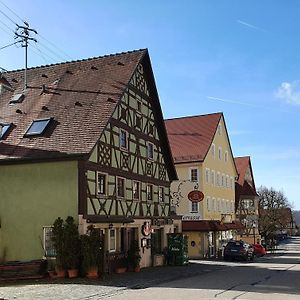 Hotel Metzgerei Und Pension Wolz Langenburg Exterior photo