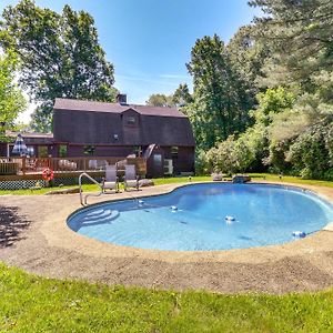 Vila Spacious East Haddam Retreat With Private Pool! Exterior photo