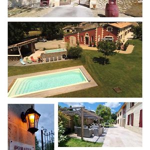 Vila Domaine Des Pierres Precieuses - Demeure De Charme - Grand Standing - 15 Pers - Spa - Massages - Detente Et Bien-Etre - 30' Bordeaux Gauriaguet Exterior photo