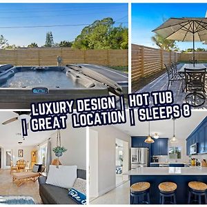 Vila Luxury Design, Hot Tub, Close Proximity To Beach Melbourne Exterior photo