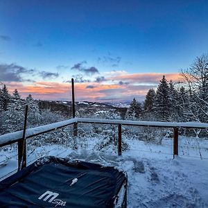 Vila Chalet Isole Avec Jacuzzi Et Vue Panoramique Boncourt Exterior photo