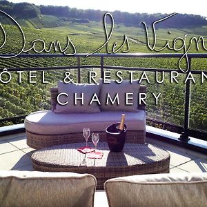 Hotel Dans Les Vignes Chamery Exterior photo