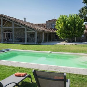 Vila Lavish Mansion In Fargues-Sur-Ourbise With Private Pool Exterior photo