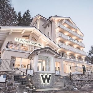 Hotel Le White - Le 42 Restaurant Champéry Exterior photo