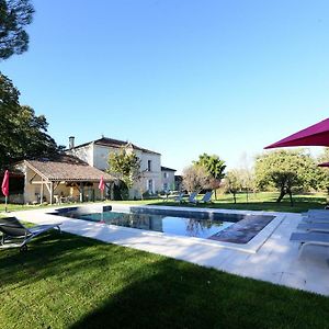 Vila Belle Demeure Familiale Avec Piscine Proche St Emilion Bossugan Exterior photo