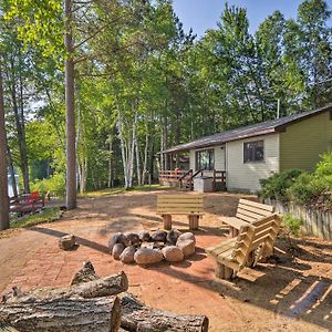 Vila Lakefront Cabin With Private Dock And Beach! Manistique Exterior photo